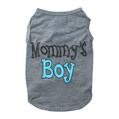 Lightweight Polyester Dog Shirt - Spring Summer Pet Clothing