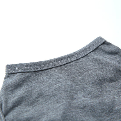 Lightweight Polyester Dog Shirt - Spring Summer Pet Clothing