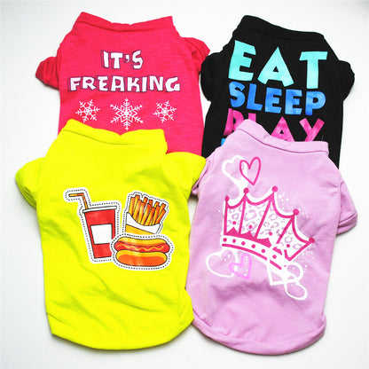 Breathable Cotton Dog Vest - Cool Summer Pet Clothing