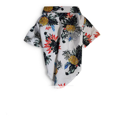 Hawaiian Dog Shirt - Cotton Summer Pet Clothing