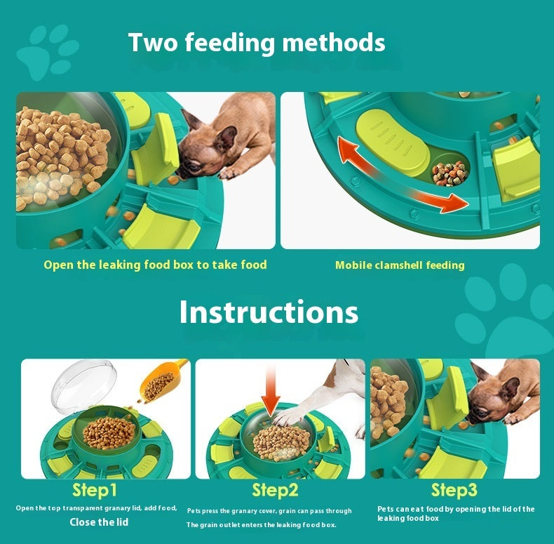 Interactive Dog Puzzle Toy - IQ Training & Slow Feeder