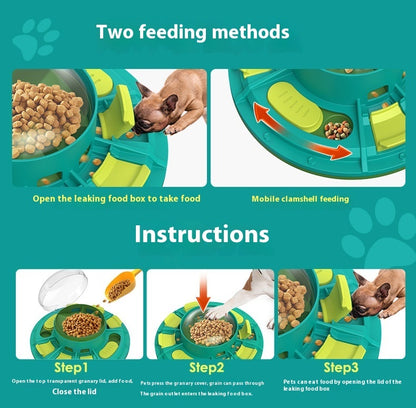 Interactive Dog Puzzle Toy - IQ Training & Slow Feeder