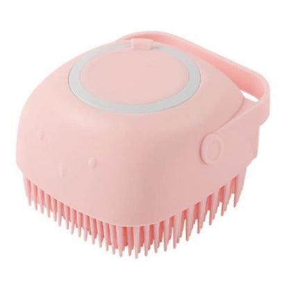 Silicone Dog Bath Brush Glove - Pet Massage & Shampoo Dispenser
