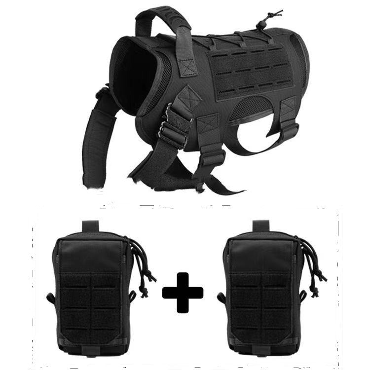 Tactical Outdoor Dog Vest - Nylon Coat with Accessories