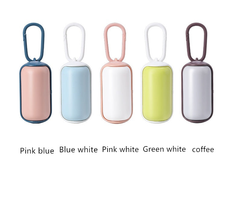 Portable Pet Poop Bag Dispenser - Mini Waste Bag Holder for Dogs & Cats