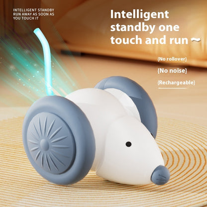Interactive Cat Toy Electric Mouse Car - Automatic Self-Moving Teaser