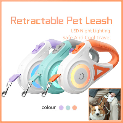 Retractable Dog Leash - Automatic Extending Lead with One-Button Brake