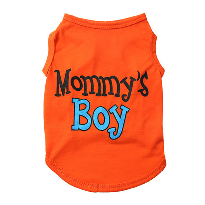 Lightweight Polyester Dog Shirt - Spring Summer Pet Clothing