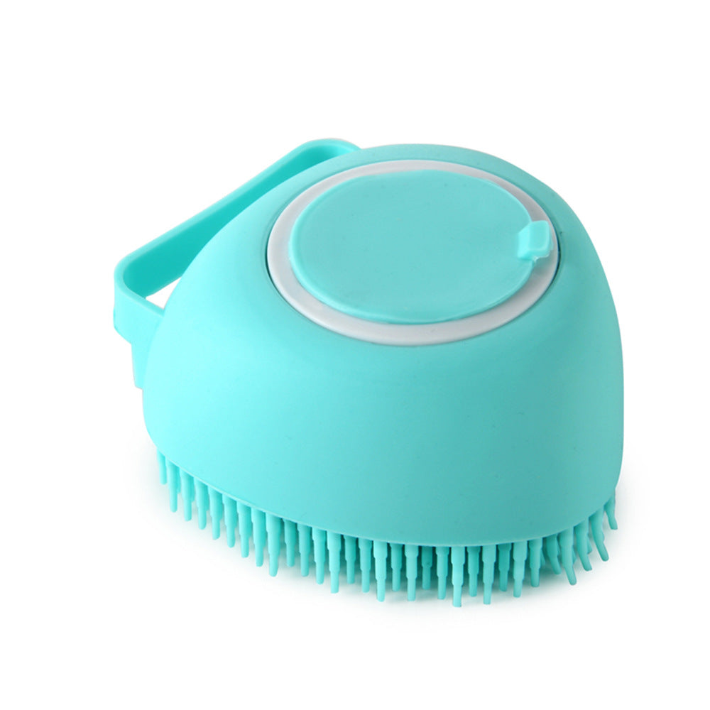 Silicone Dog Bath Brush Glove - Pet Massage & Shampoo Dispenser