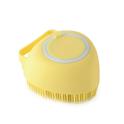 Silicone Dog Bath Brush Glove - Pet Massage & Shampoo Dispenser