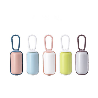 Portable Pet Poop Bag Dispenser - Mini Waste Bag Holder for Dogs & Cats
