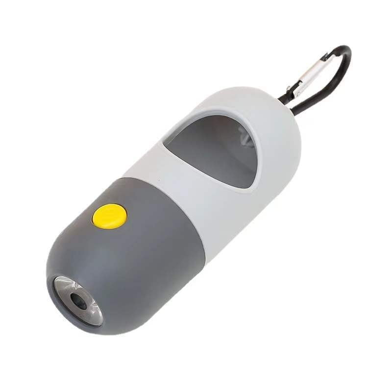LED Light Pet Waste Bag Dispenser - Dog Poop Bag Holder with Light