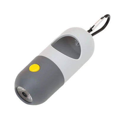 LED Light Pet Waste Bag Dispenser - Dog Poop Bag Holder with Light
