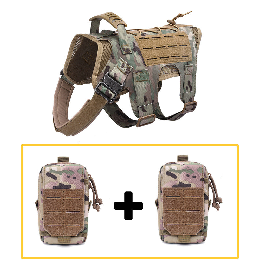 Tactical Outdoor Dog Vest - Nylon Coat with Accessories
