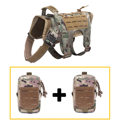 Tactical Outdoor Dog Vest - Nylon Coat with Accessories