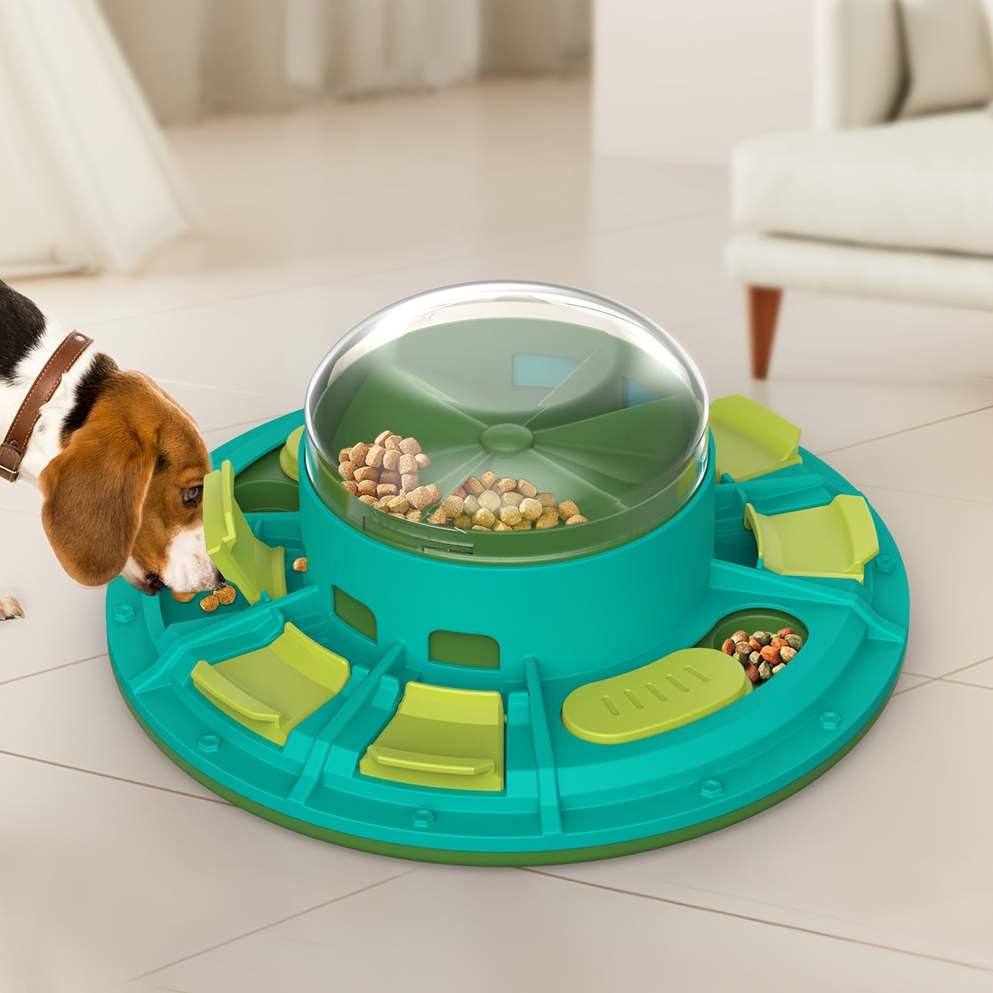 Interactive Dog Puzzle Toy - IQ Training & Slow Feeder