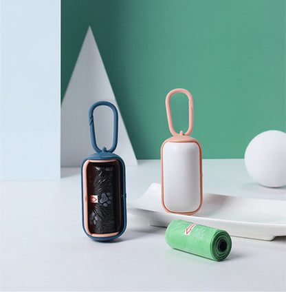 Portable Pet Poop Bag Dispenser - Mini Waste Bag Holder for Dogs & Cats