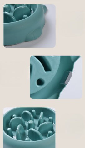 Slow Feeder Dog Bowl - Anti-Choking Pet Feeding Dish
