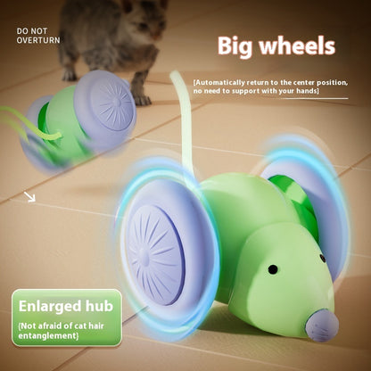 Interactive Cat Toy Electric Mouse Car - Automatic Self-Moving Teaser