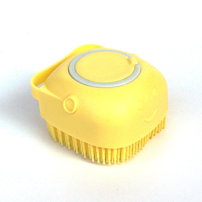 Silicone Dog Bath Brush Glove - Pet Massage & Shampoo Dispenser