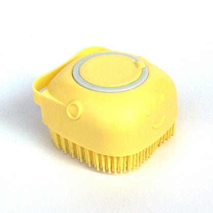 Silicone Dog Bath Brush Glove - Pet Massage & Shampoo Dispenser