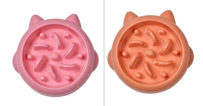Slow Feeder Dog Bowl - Anti-Choking Pet Feeding Dish