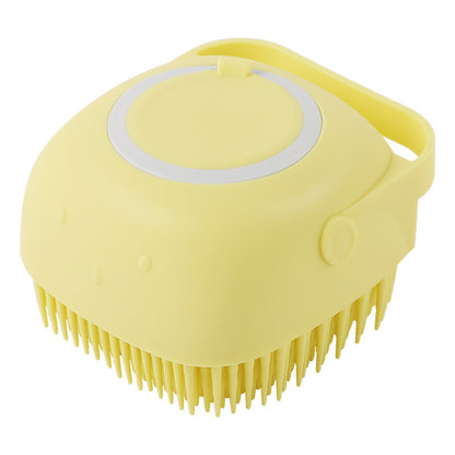 Silicone Dog Bath Brush Glove - Pet Massage & Shampoo Dispenser