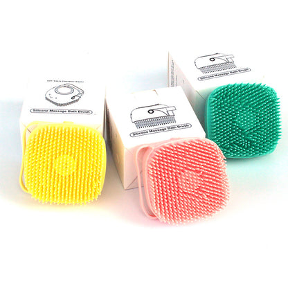 Silicone Dog Bath Brush Glove - Pet Massage & Shampoo Dispenser