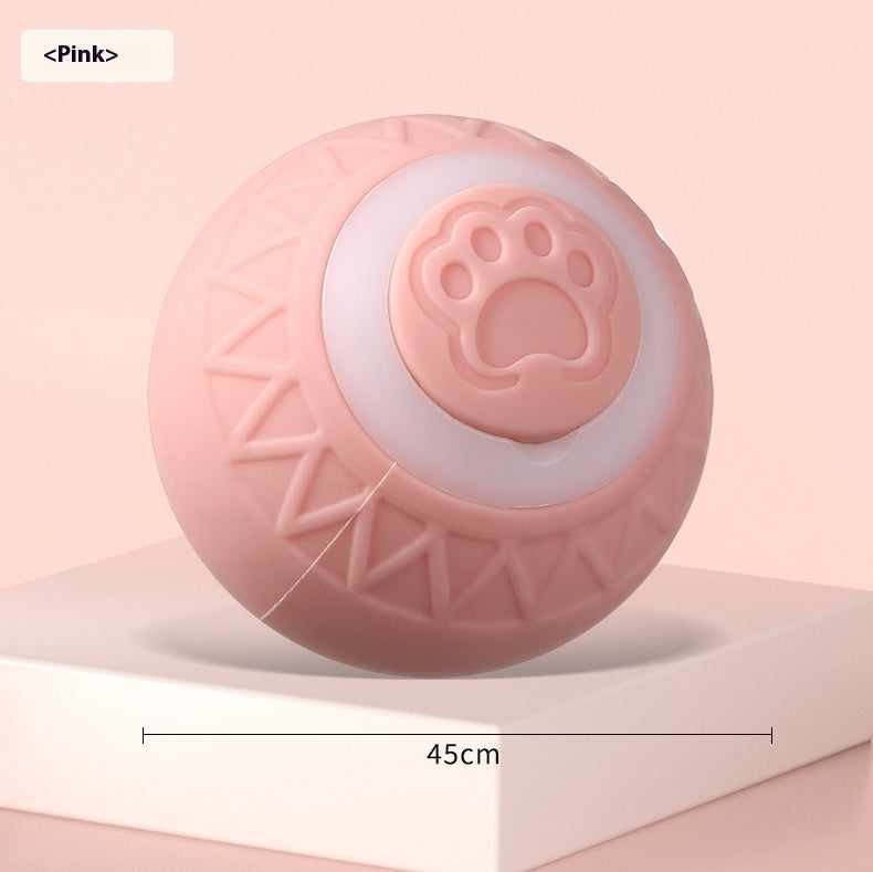 Automatic Moving Cat Toy Ball - Self-Rolling Interactive Kitten Toy