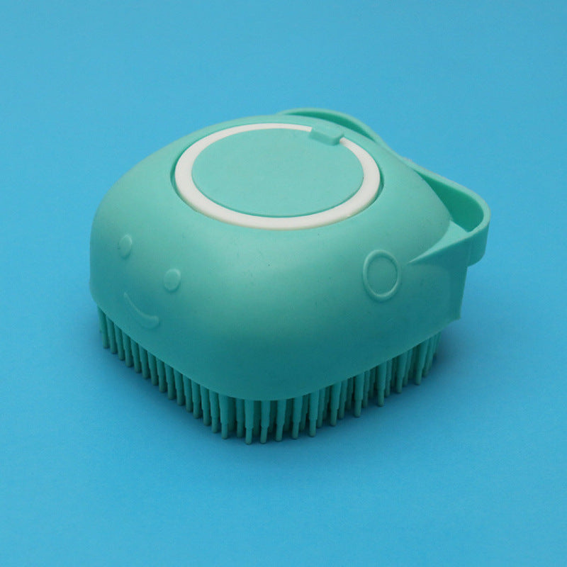 Silicone Dog Bath Brush Glove - Pet Massage & Shampoo Dispenser
