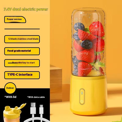 Portable Blender - USB Rechargeable Juice Cup for Smoothies & Shakes