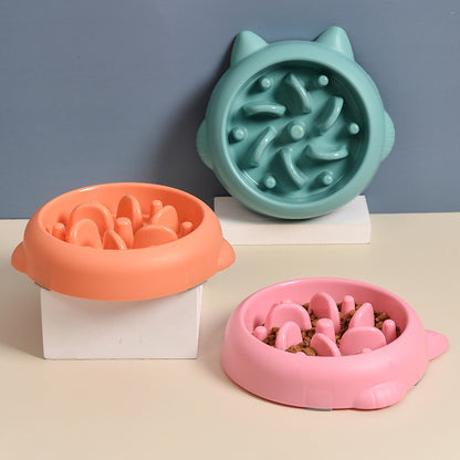 Slow Feeder Dog Bowl - Anti-Choking Pet Feeding Dish