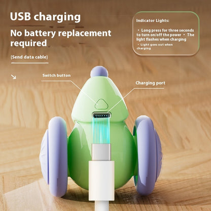 Interactive Cat Toy Electric Mouse Car - Automatic Self-Moving Teaser