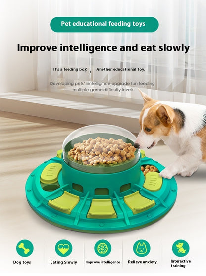 Interactive Dog Puzzle Toy - IQ Training & Slow Feeder